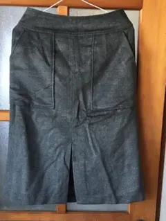 新品　フロントスリットタイトスカートMサイズ　アメリカンホリック　グレー　秋冬
