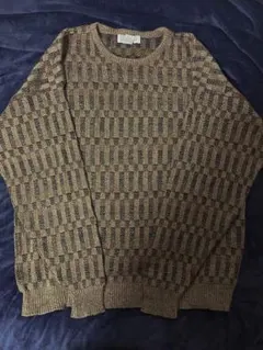 GIANFRANCO RUFFINI 編み込みセーター L トルコ製