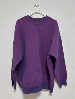 JEANASIS 紫色 ラグランスリーブ トレーナー 【値下げました】