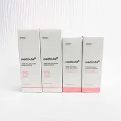 メディキューブ PDRNピンクバブルセラム コラーゲンゼリーセラム ４本セット