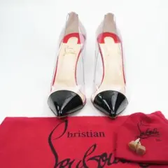 23.5cm Christian Louboutin クリア ハイヒール36.5