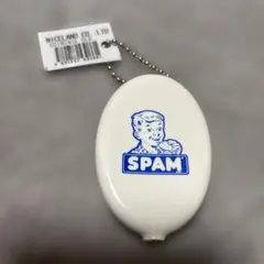 SPAM コインケース 白