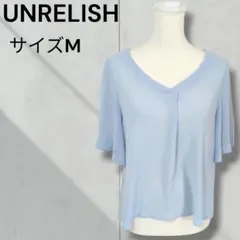 UNRELISH アンレリッシュ Vネック フロントタックブラウス サイズMのサムネイル