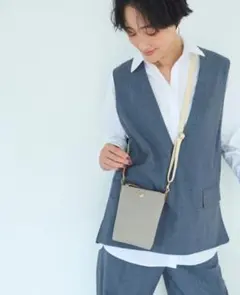 Breath TOPKAPI スコッチグレイン　ネオレザーサコッシュ