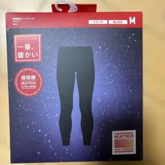 超極暖ヒートテックタイツ／前開き　ブラックM