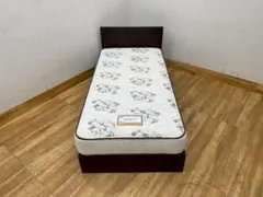 T7782☆展示品☆シモンズ☆ゴールデンバリュー☆シングルベッド☆収納付き