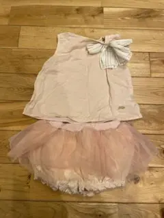 フィス　ピンク　パンツ　ノースリーブセット