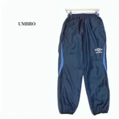 アンブロ♢ジャージ シャカシャカ 裾ジップ ネイビー スポーツウェア シンプルのサムネイル