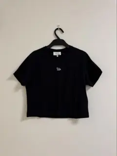新品タグ付きMAISON KITSUNÉ フォックス刺繍 クロップドTシャツ Sのサムネイル