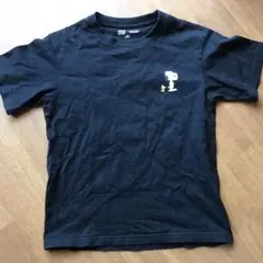 ユニクロ スヌーピー ピーナッツコラボTシャツ キッズ140　ブラックのサムネイル
