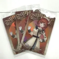 にじさんじ ウエハース メタリックプラカード ラトナ・プティ 3枚