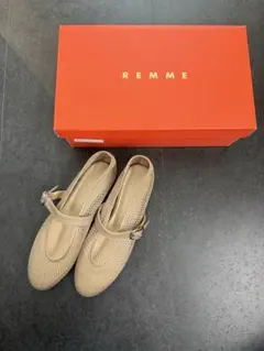 REMME/メッシュ フラットシューズ　ベージュのサムネイル