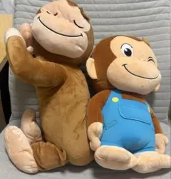 おさるのジョージ ぬいぐるみ 2点セットのサムネイル
