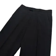 90's A.P.C. アーペーセー フランス製ウールスラックス XS ブラックのサムネイル