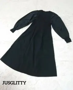 JUSGLITTY ジャスグリッティー ワンピース 黒 サンプル品