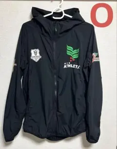 【美品】ATHLETA ピステ・ウィンドブレーカー O　黒緑　セットアップ ATHLETA ピステ・ウィンドブレーカー Oサイズ 黒と緑 セットアップ