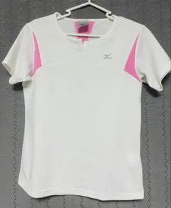 ミズノ　mizuno スポーツTシャツ　白　Lサイズ