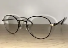 JINS ブラウンオーバルメタル眼鏡