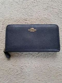 COACH コーチ　長財布　紺色