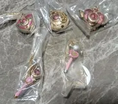 【内袋未開封】セーラームーン ダイキャストチャーム 5種セット ガチャ 当時物