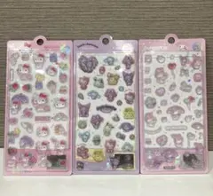 正規品サンリオキャラクター　ボンボンドロップシール3枚セット