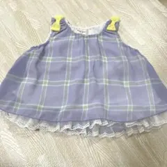 【美品】チェック柄トップス