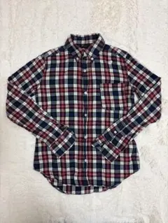 AZUL アズール ネルシャツ 綿100% チェック柄 S レディース