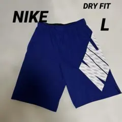 処分価格❗️ナイキ DRY-FIT バスケットボール ハーフパンツ Lブルー