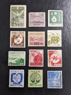 国　公　日本使用済み切手一冊 郵便切手 - Etsy 日本