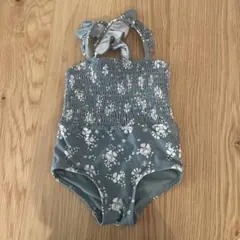 H&M 花柄 ベビー水着 2T