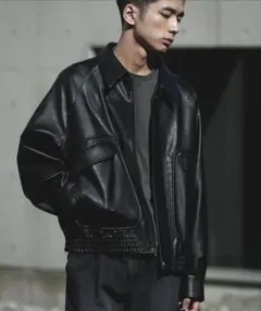 ARTIFICIAL GRAIN FLIGHT BLOUSON