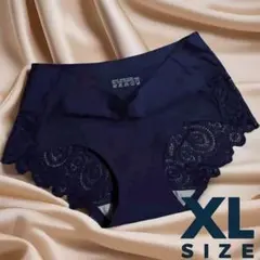 シ－ムレスショ－ツ　ショ－ツ　ボルドーレ－スショ－ツ　XL 　大人気ダ－クブルー