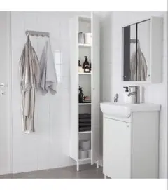 洗面台鏡 新品 IKEA レッタン ミラーキャビネット 60x15x95cm - メルカリ