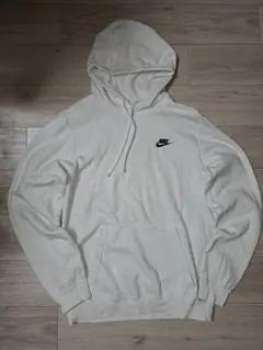 NIKE　ロゴパーカー ホワイト S 古着