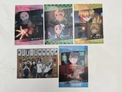 鬼滅の刃　クリアファイル　５枚　くら寿司コラボ
