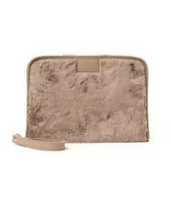 新品 未使用 styiro スタイロ エコファークラッチバッグ ポーチ ケース☆