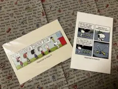 【未開封】スヌーピーミュージアム 原画ポストカード 2点セット