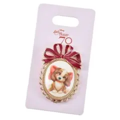 レディ ブローチ LADY AND THE TRAMP 70TH
