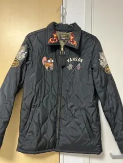 【希少】VANSON トムとジェリー キルティングジャケット Sサイズ バンソン