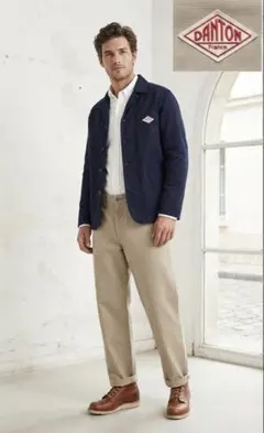 DANTON フランス製 コットンワークパンツ 40 ベージュ ペインターのサムネイル
