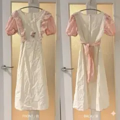 パフスリーブワンピース vintage