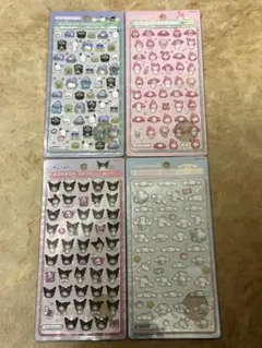 正規品 サンリオ ボンボンドロップシールミニ 4枚セット