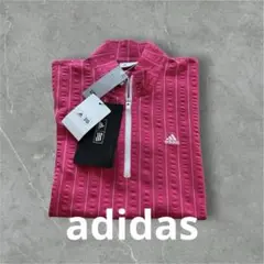 アディダス adidas ハーフジップポロシャツ