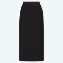 UNIQLO ユニクロ リブタイトロングスカート レディースM 黒