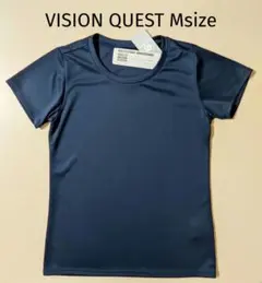 新品 ビジョンクエスト 半袖Tシャツ Mサイズ サラサラ 吸汗速乾 ネイビーのサムネイル