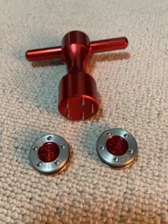 ￼スコッティーキャメロン専用レッドウエイトレンチとウエイトセット