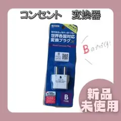 Bタイプ 変換プラグ 新品未使用