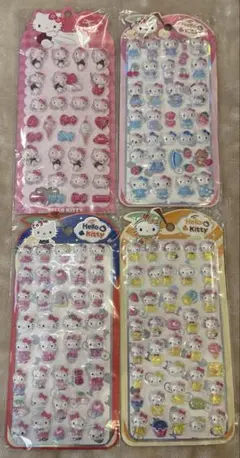 サンリオ　ハローキティ　3Dシール　4枚セット