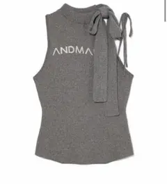 正規品】ANDMARY Adele ribbon tank black - メルカリ