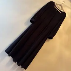 UNIQLO ブラック ロングワンピース Lサイズ